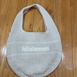 Lululemon Cotton Crochet shoulder bag